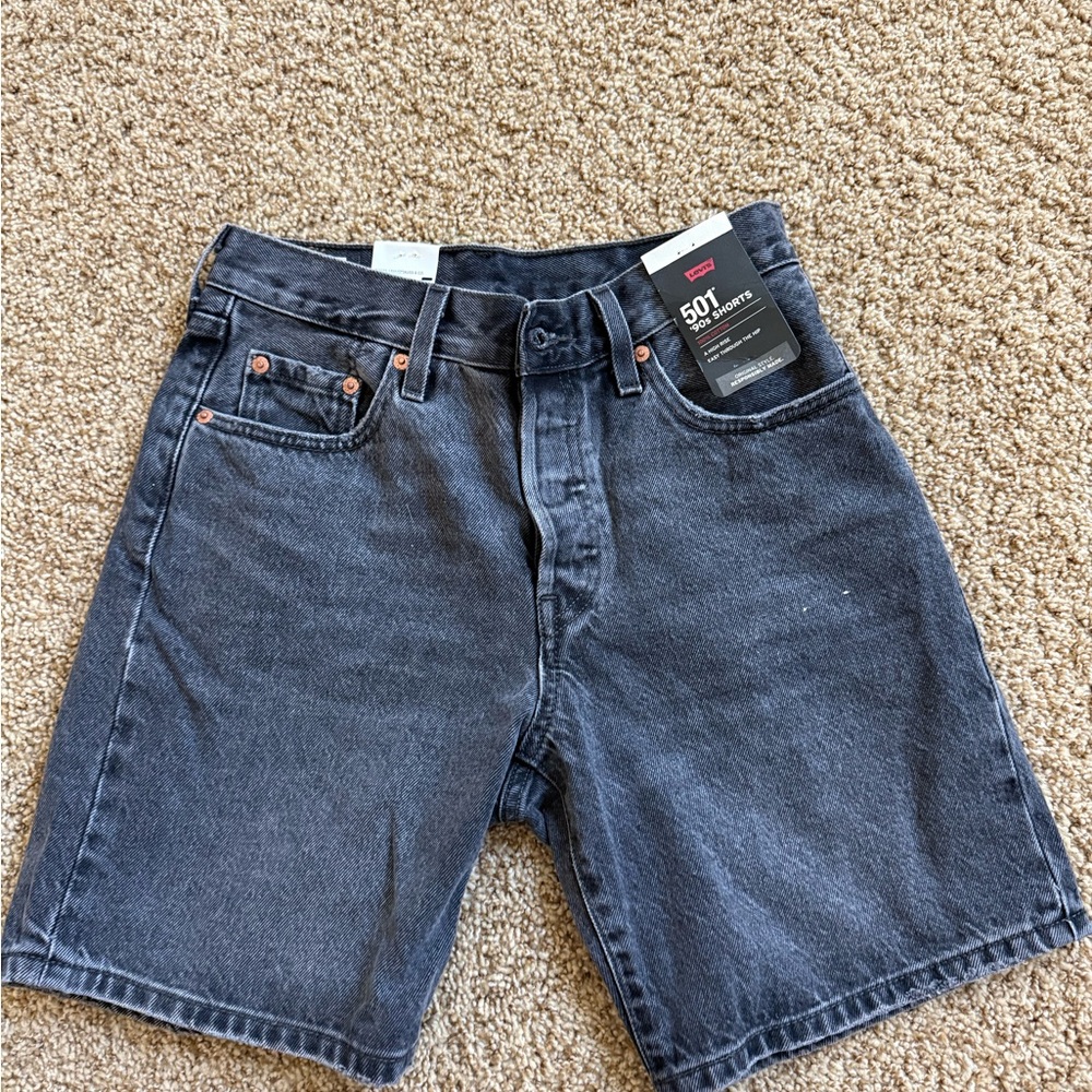 Levi's women’s Dark Gray Jean Shorts